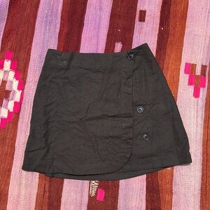Linin Urban Outfitters Mini Wrap Skirt